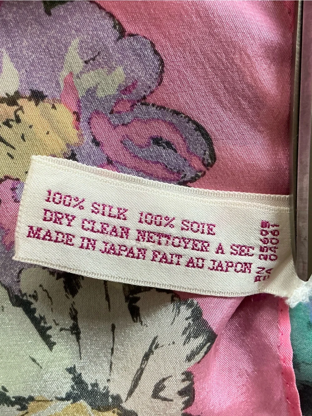 Acute Vintage Silk Floral Scarf